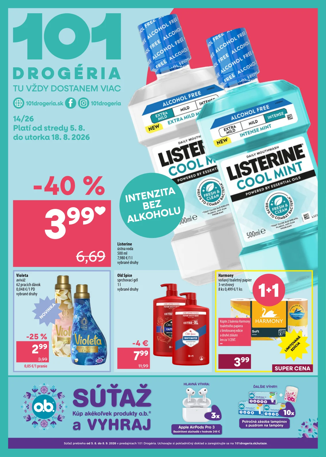 101-drogerie - titulná strana