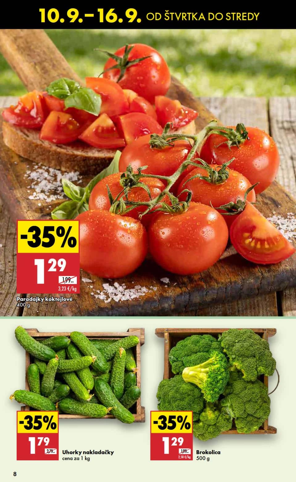 Paradajky kokteilové
