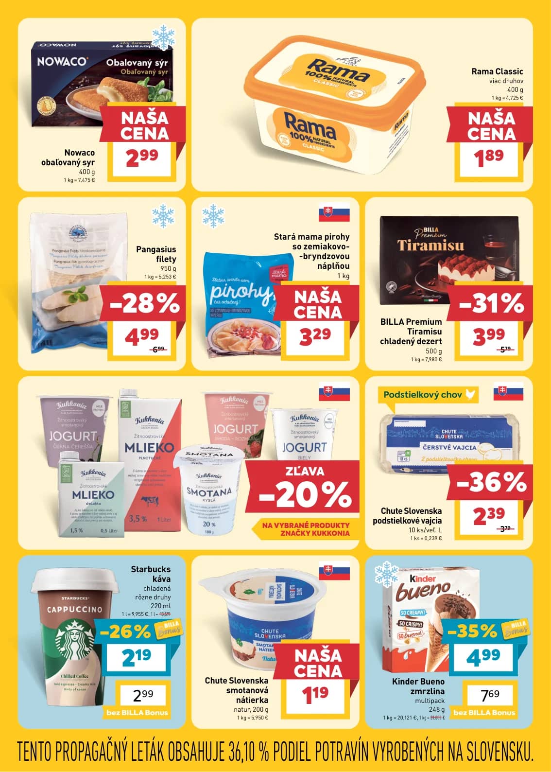 Chute Slovenska podstielkové vajcia