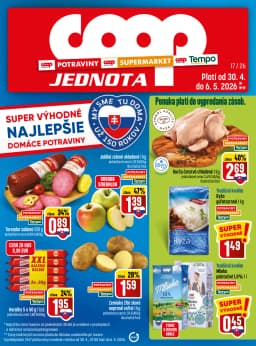 Leták COOP Jednota