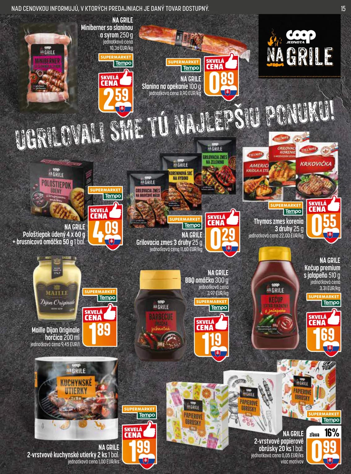 Grilovacia zmes