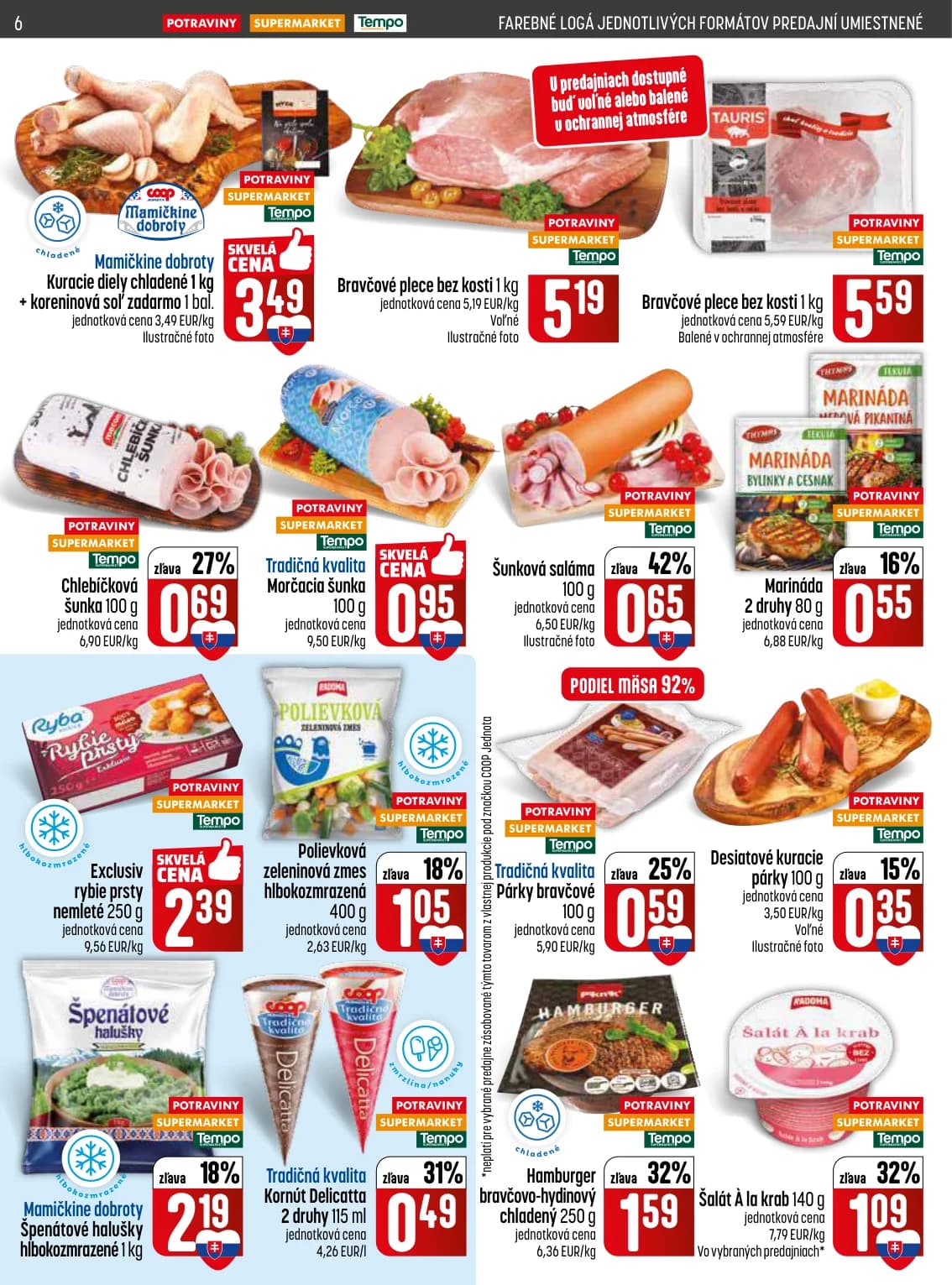 Desiatové kuracie párky