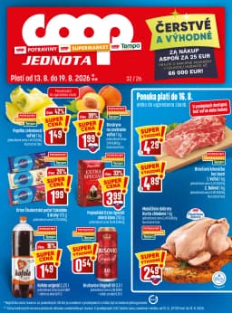 Leták COOP Jednota