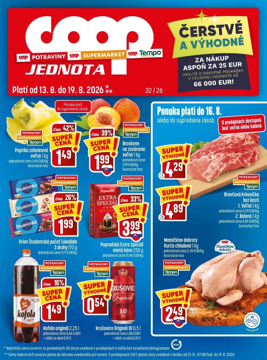 COOP Jednota leták