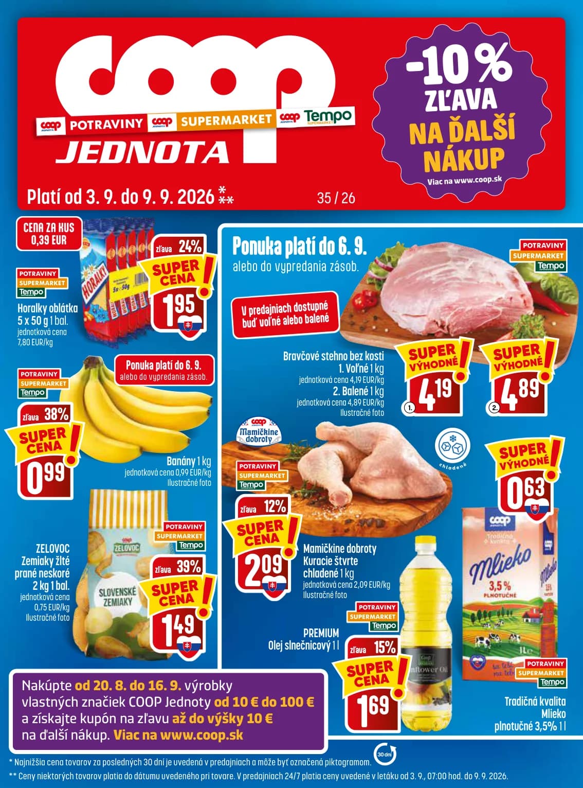 COOP Jednota leták