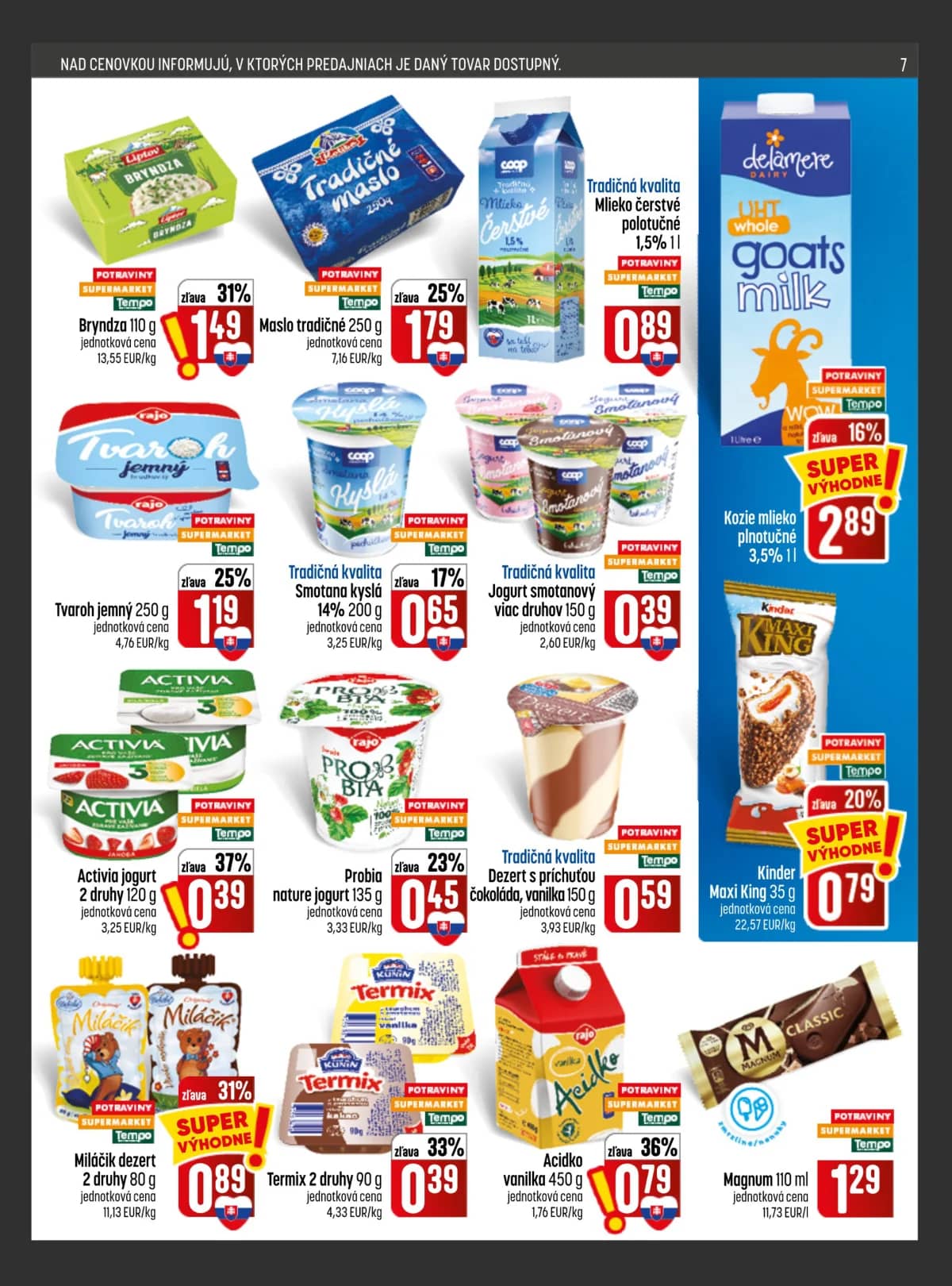 Jogurt smotanový