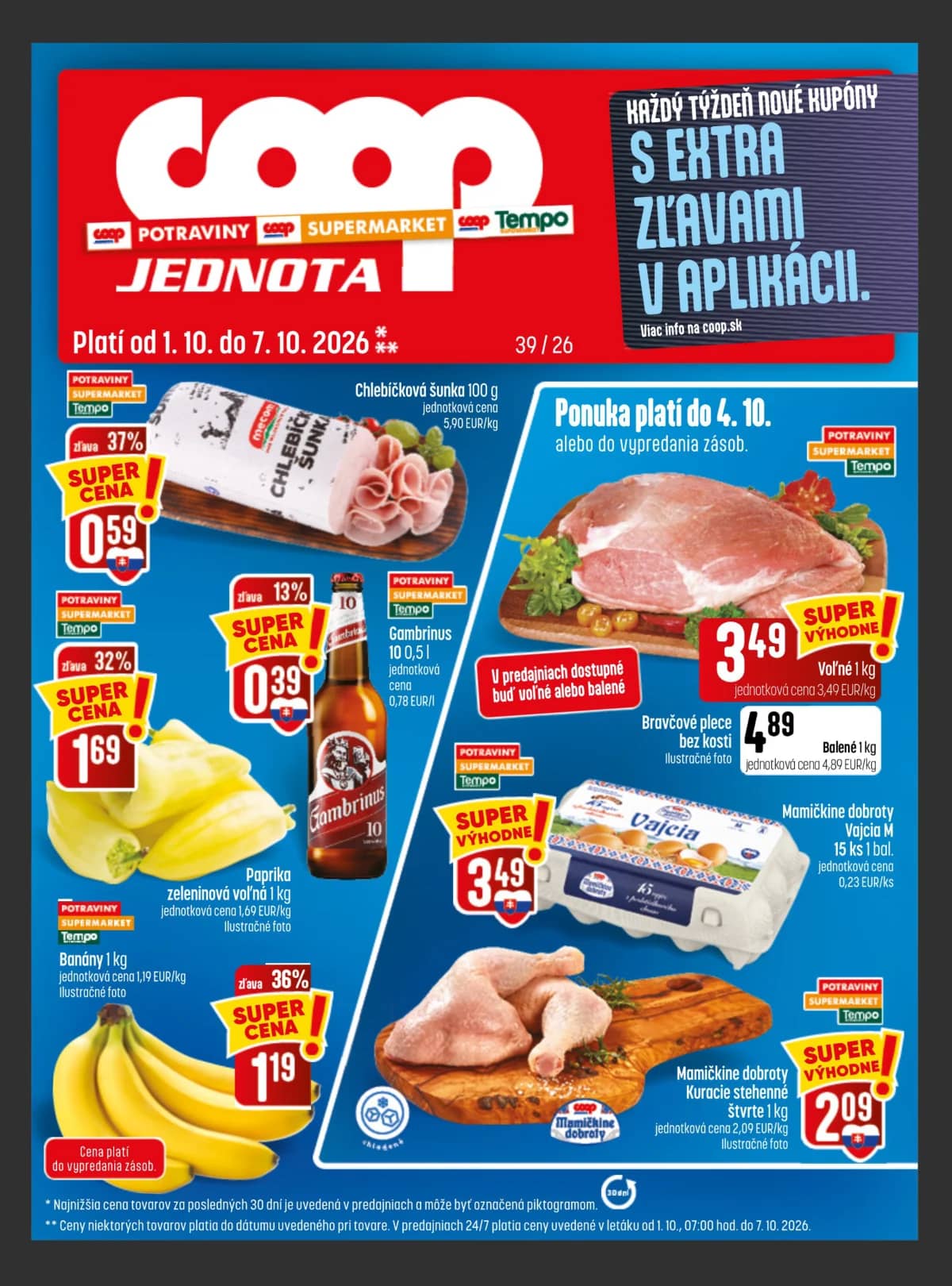 Chlebíčková šunka