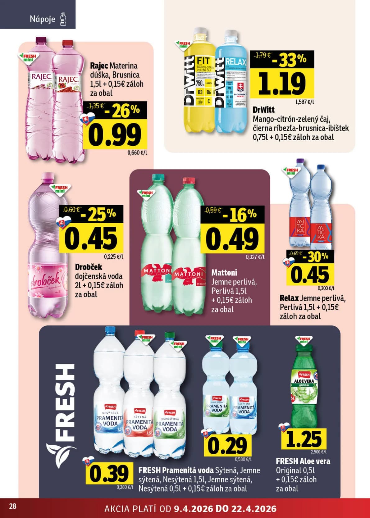 FRESH Pramentitá voda