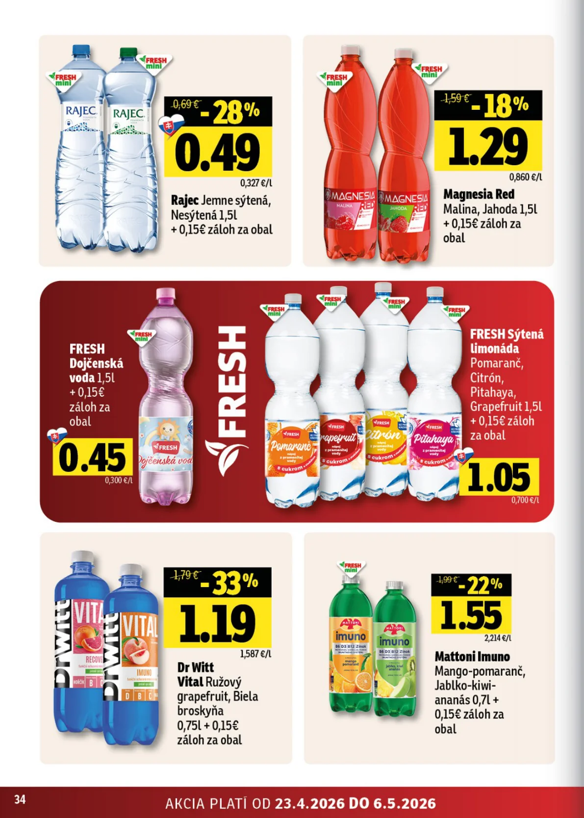 FRESH Dojčenská voda