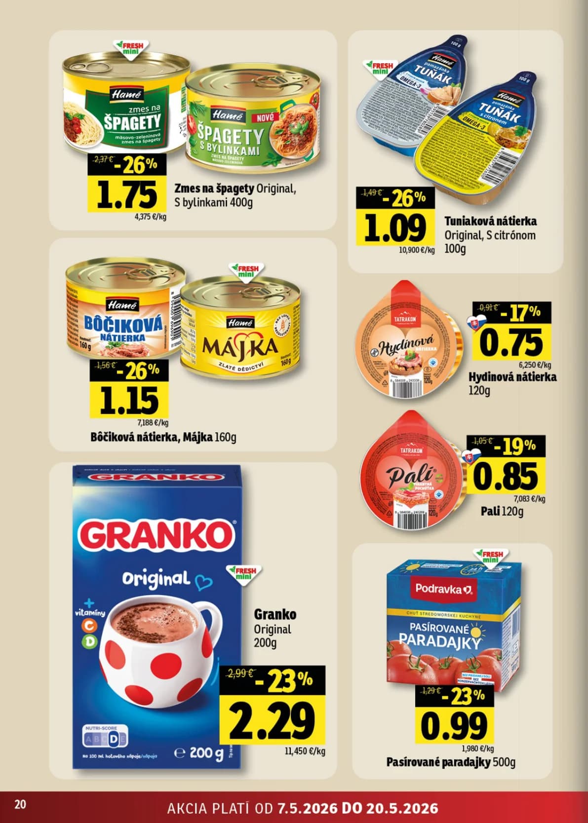 Pasírované paradajky