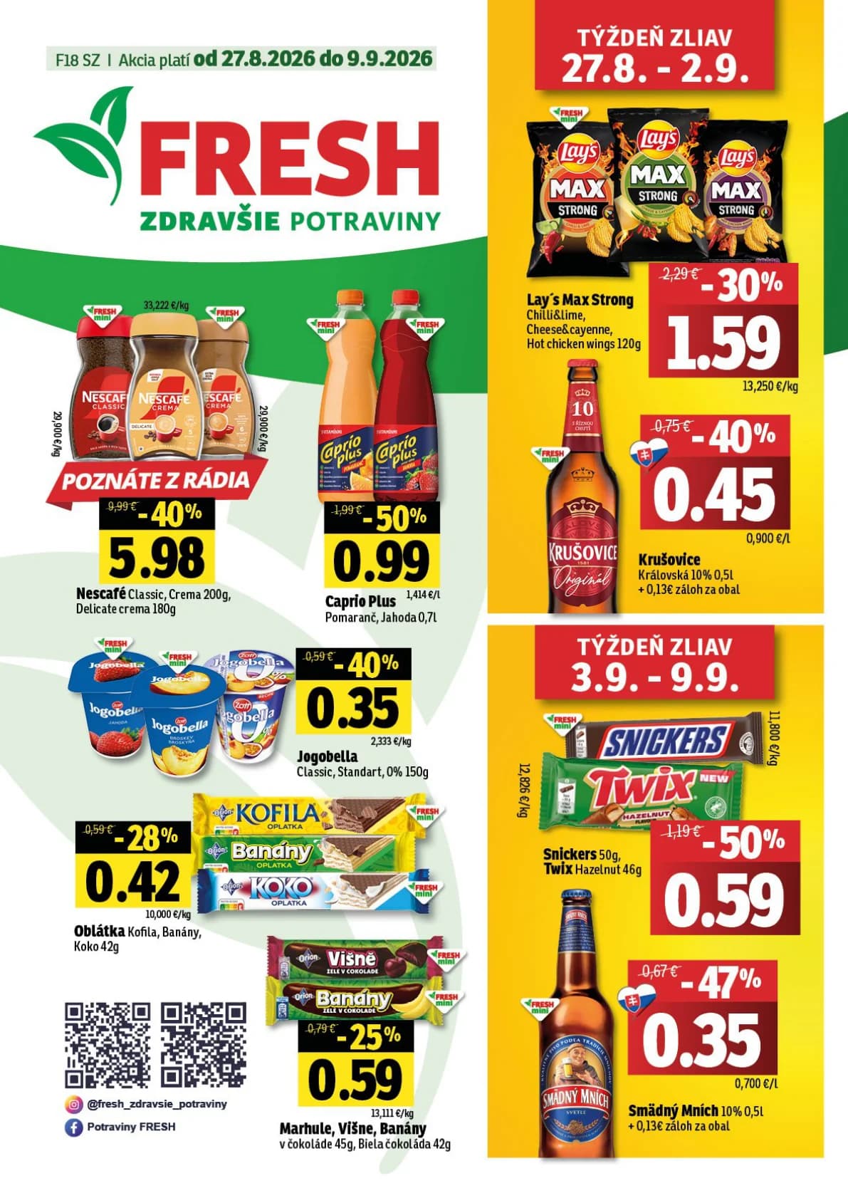Fresh leták