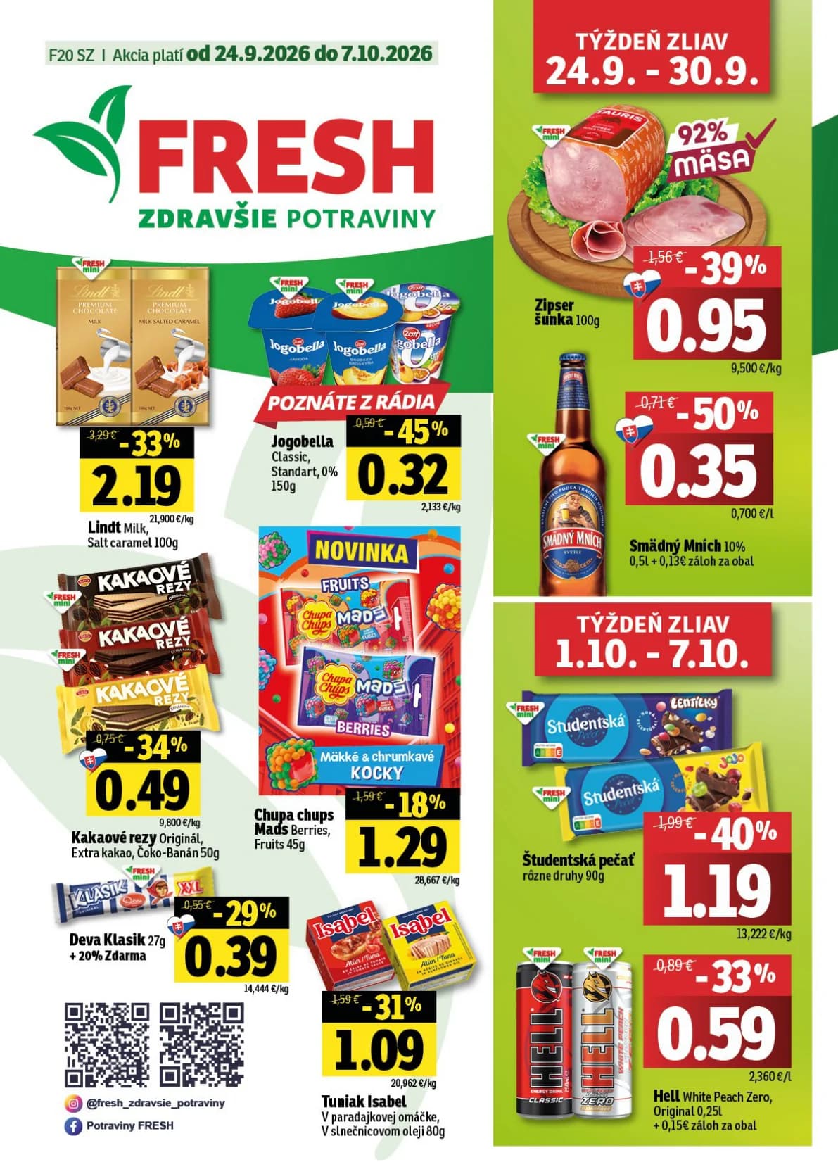 Fresh leták