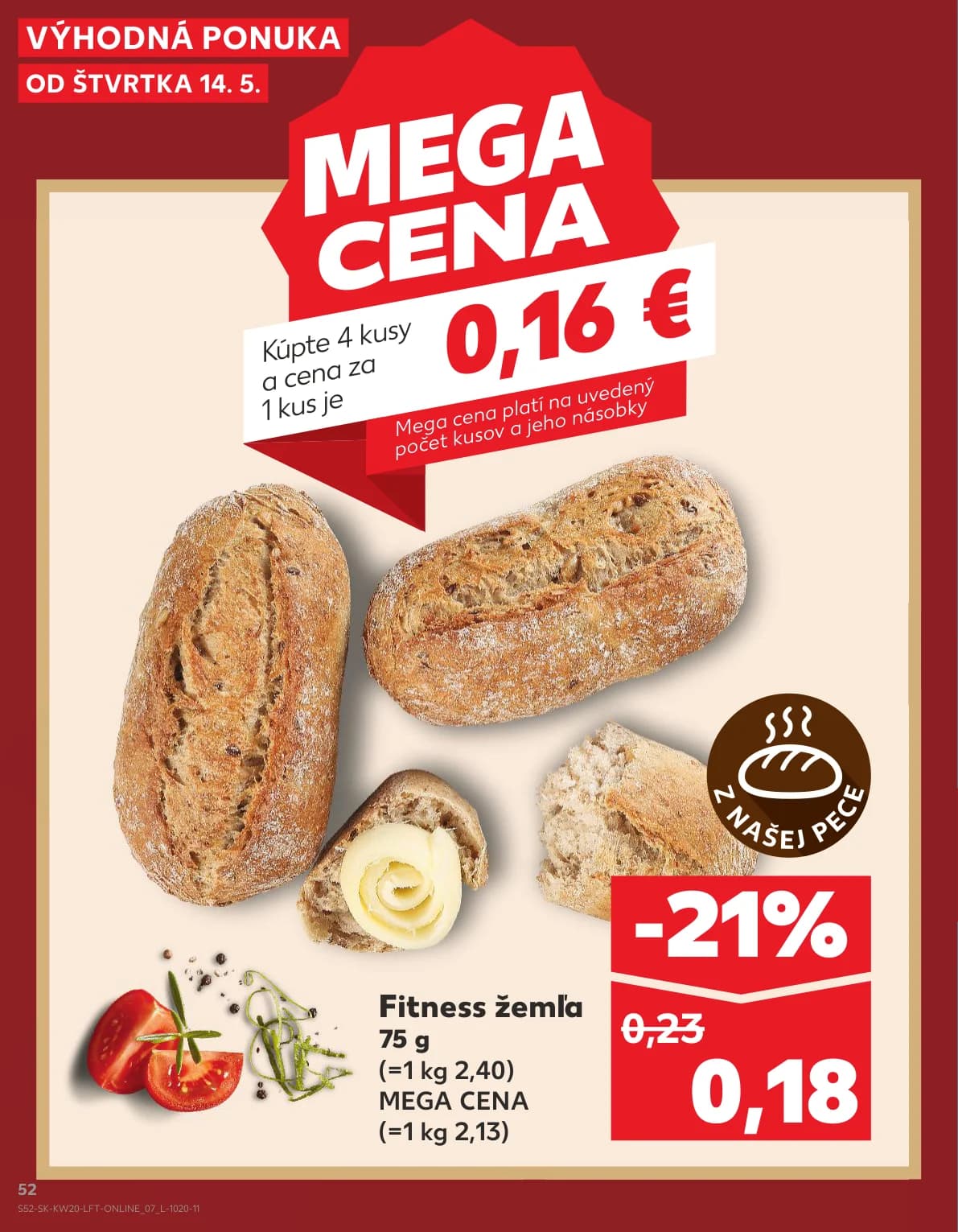 Fitness žemľa
