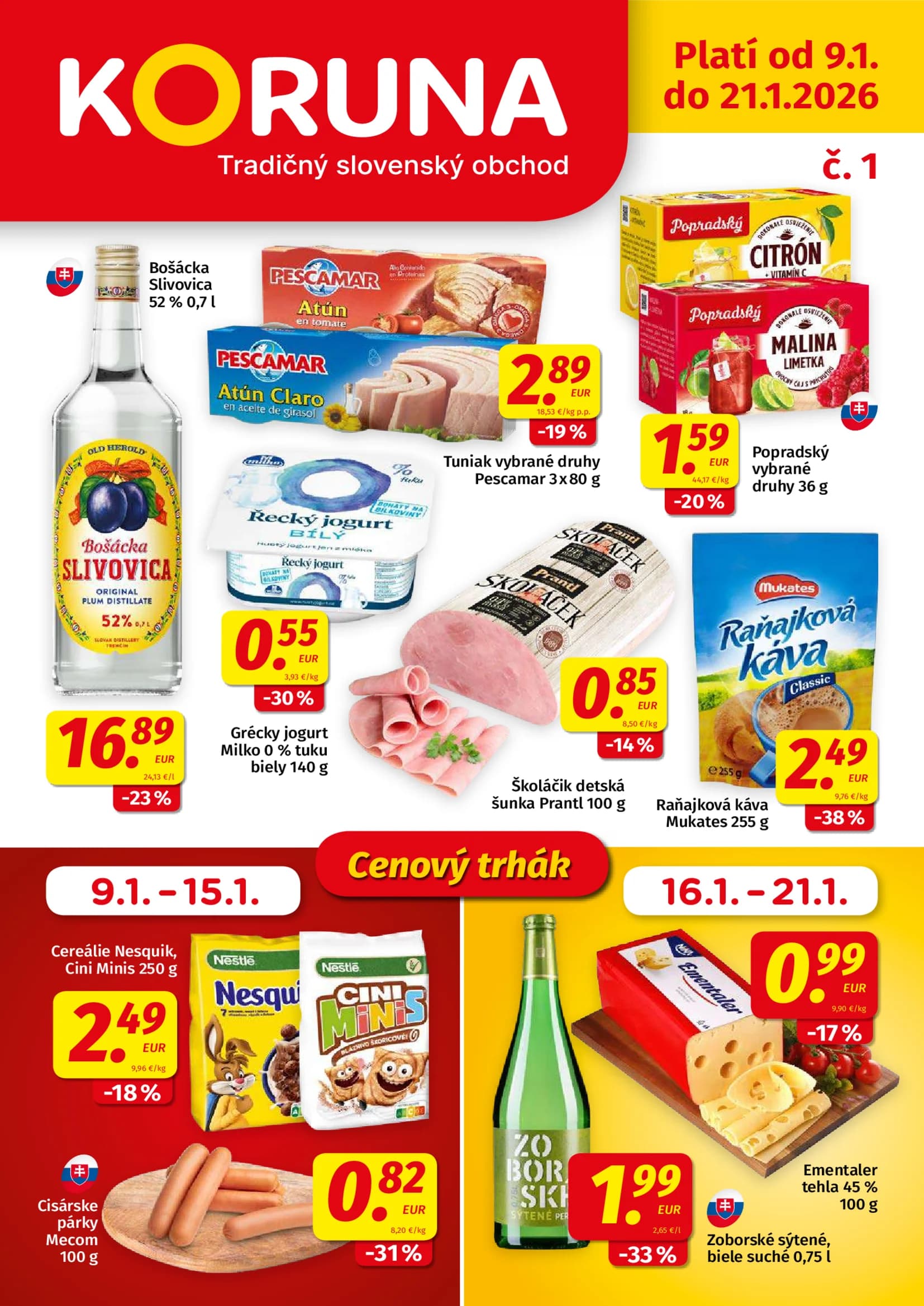 koruna - titulná strana