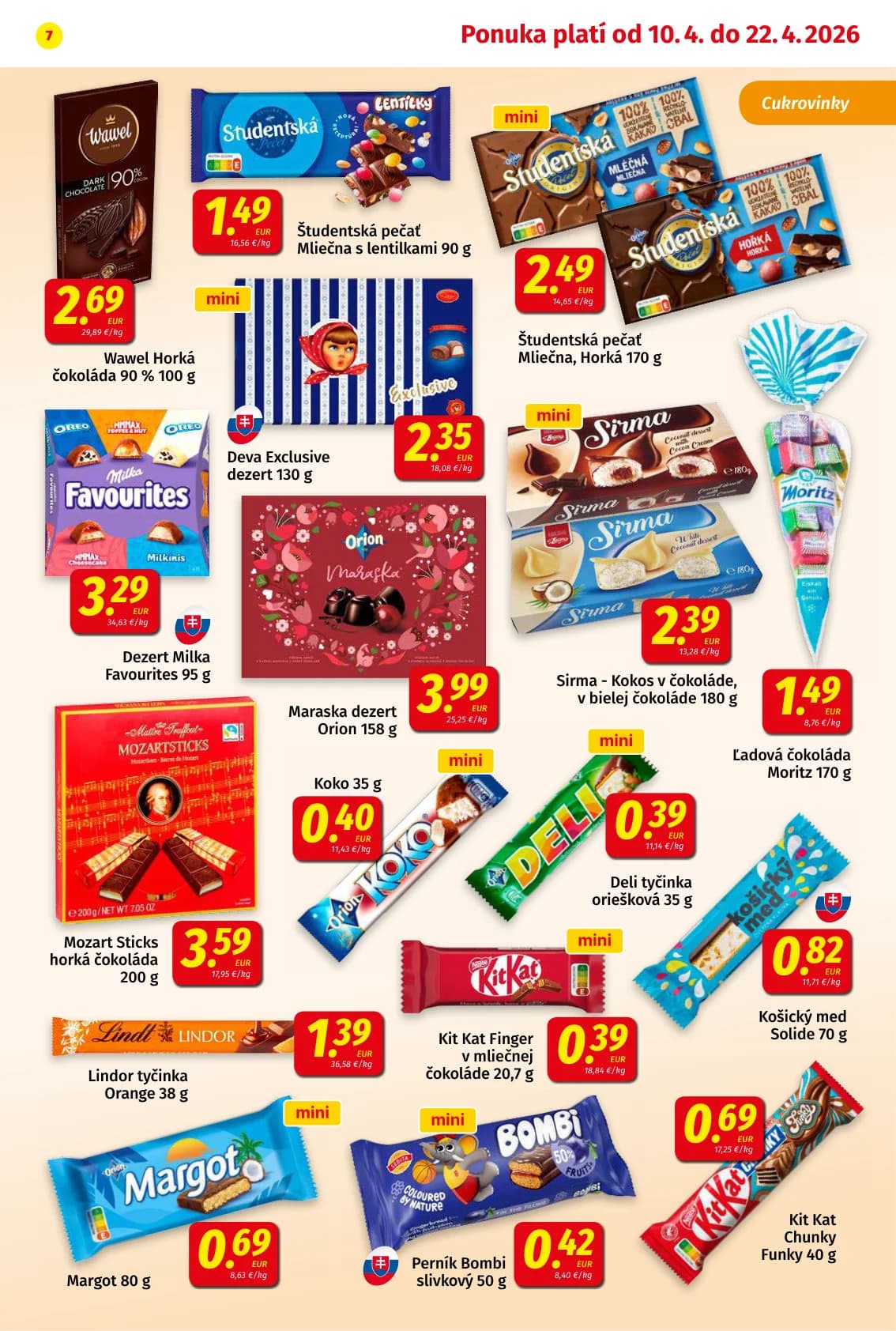 Deli tyčinka oriešková