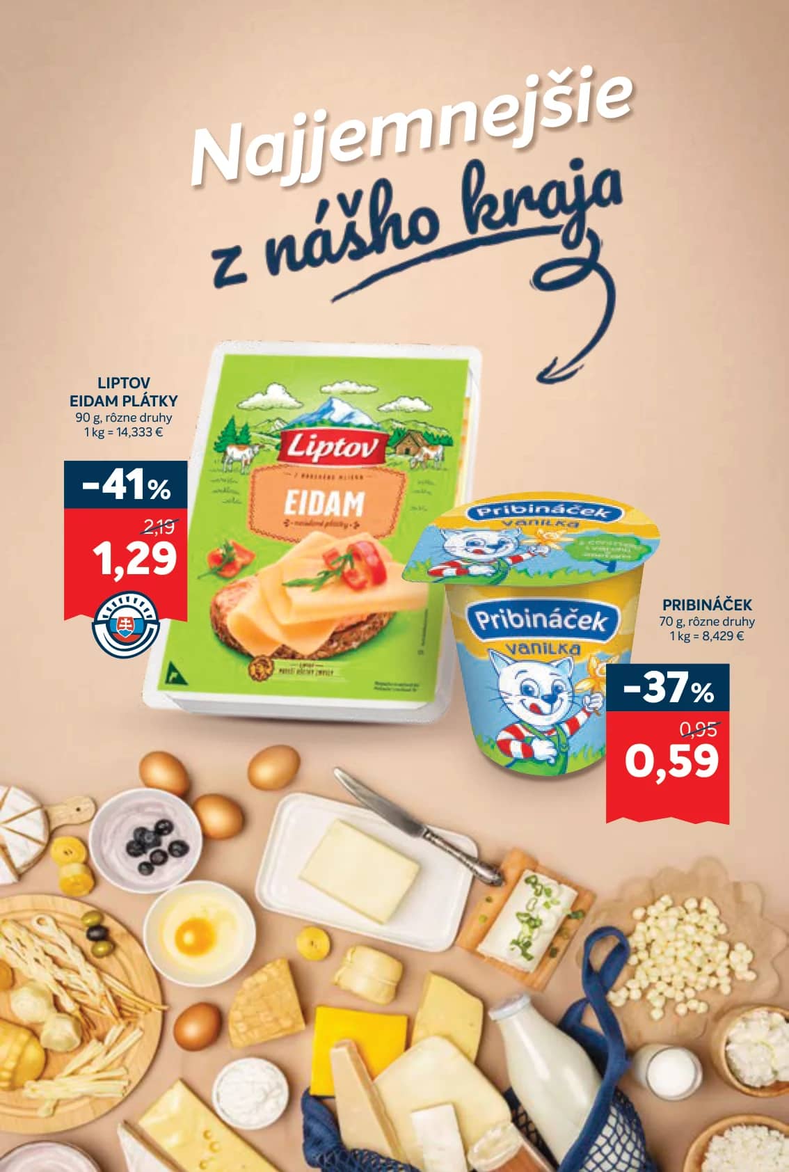 Liptov Eidam Plátky