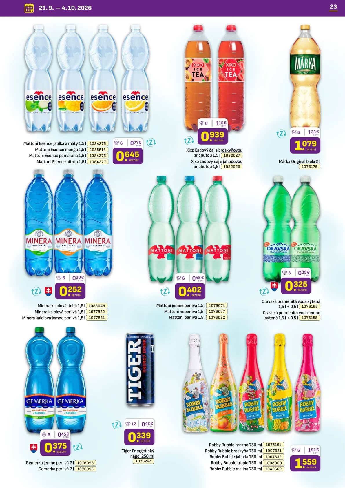Oravská pramenitá voda s jemným perlením