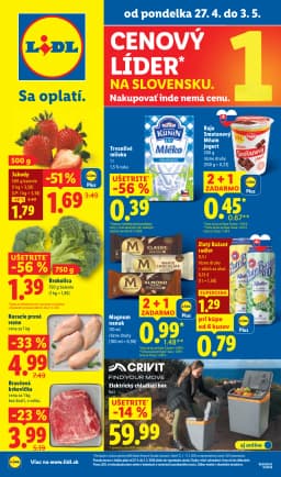 Leták Lidl