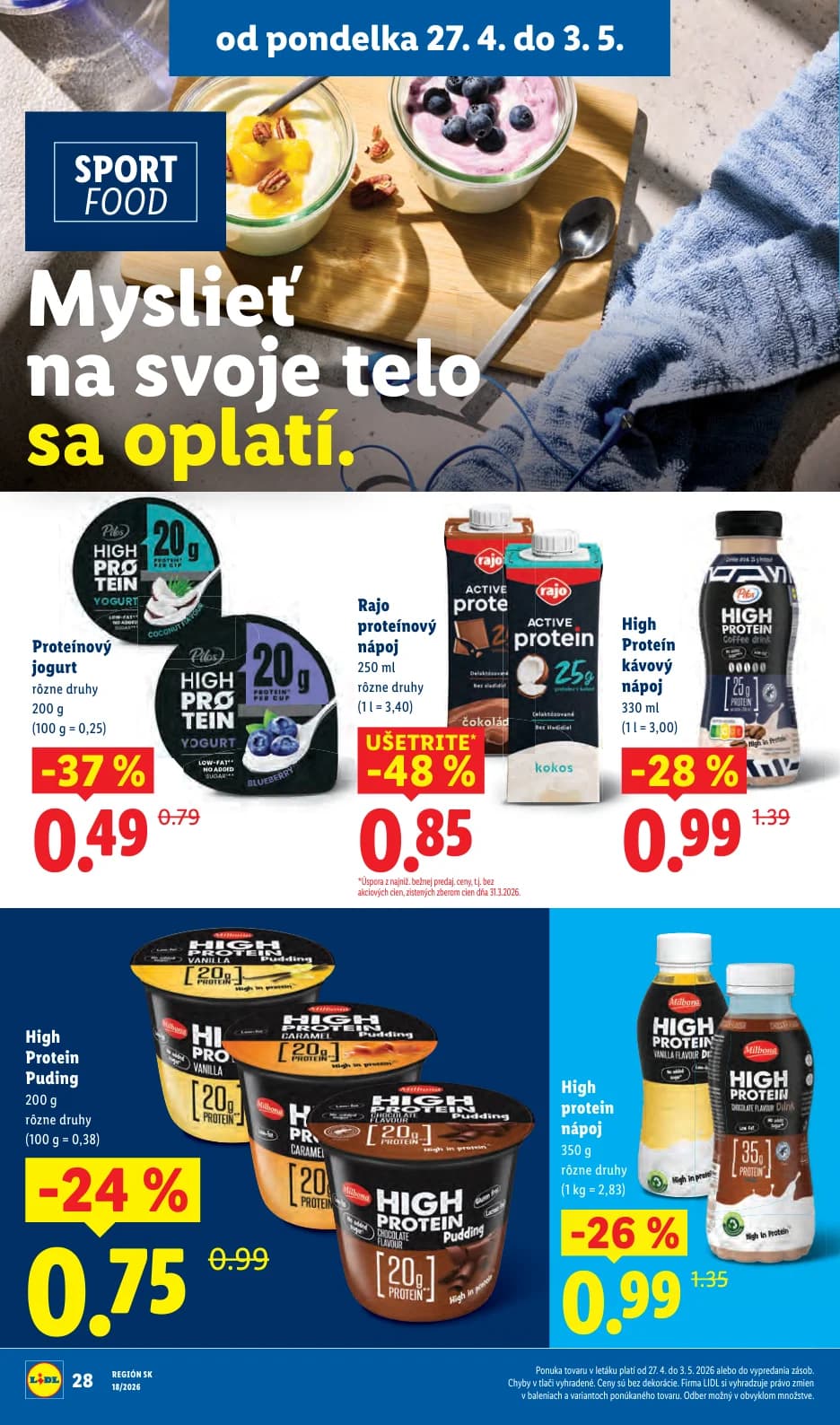 Proteínový jogurt