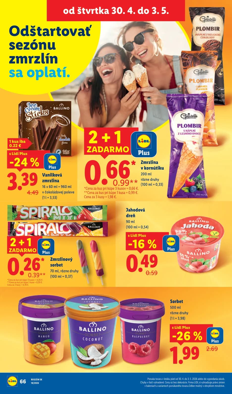 Zmrzlinový sorbet