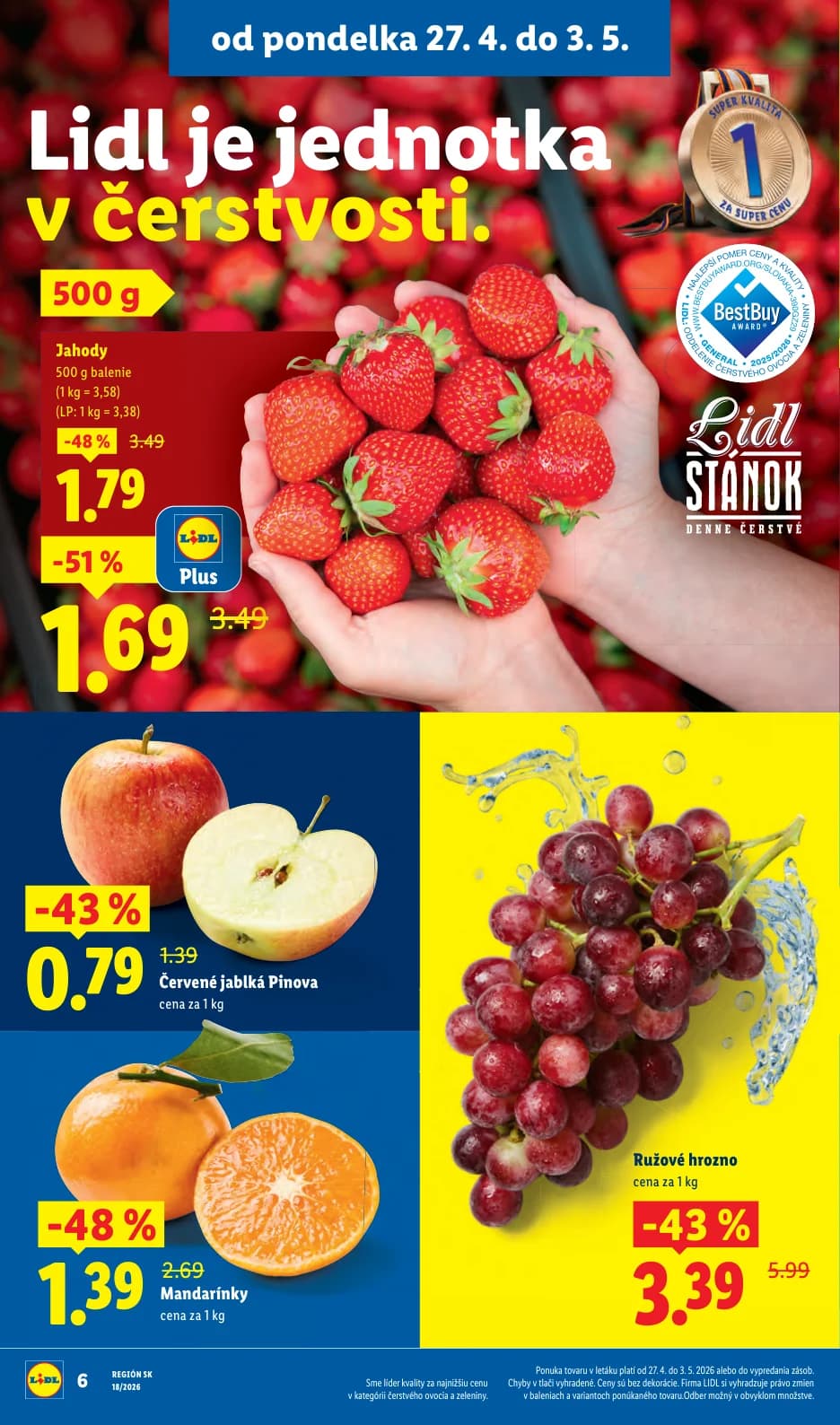 Červené jablká Pinova