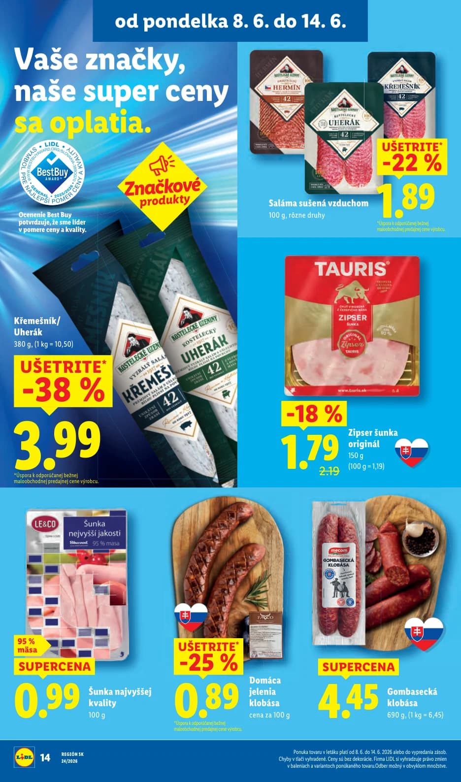 Šunka najvyššej kvality