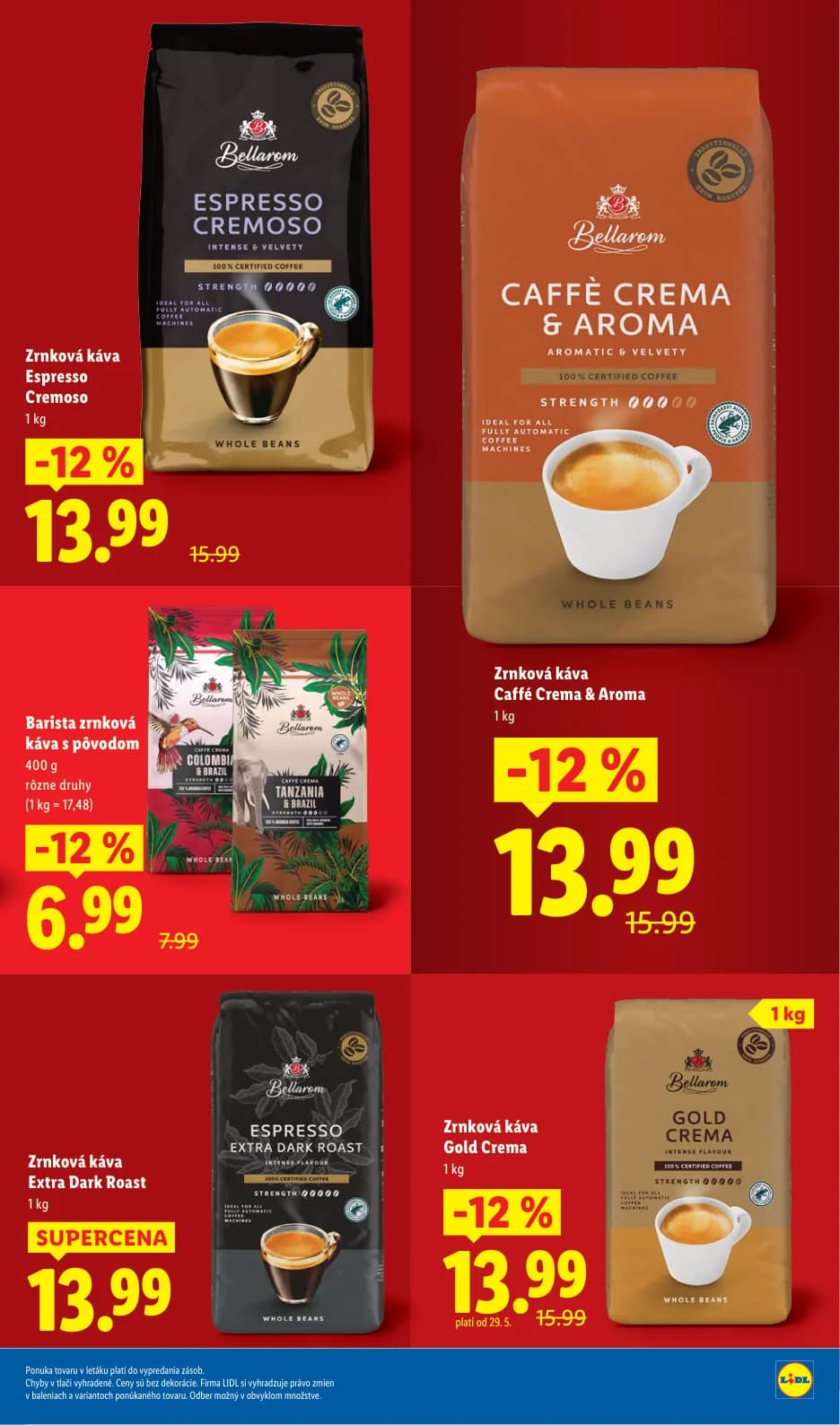 Barista zrnková káva