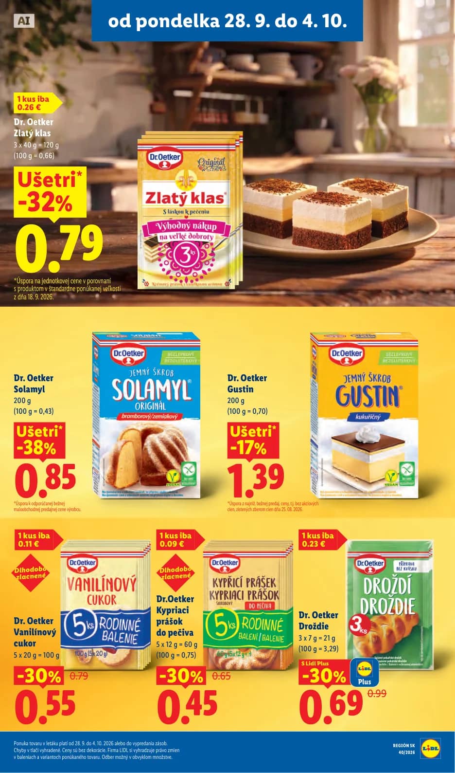Dr. Oetker Vanilínový cukor