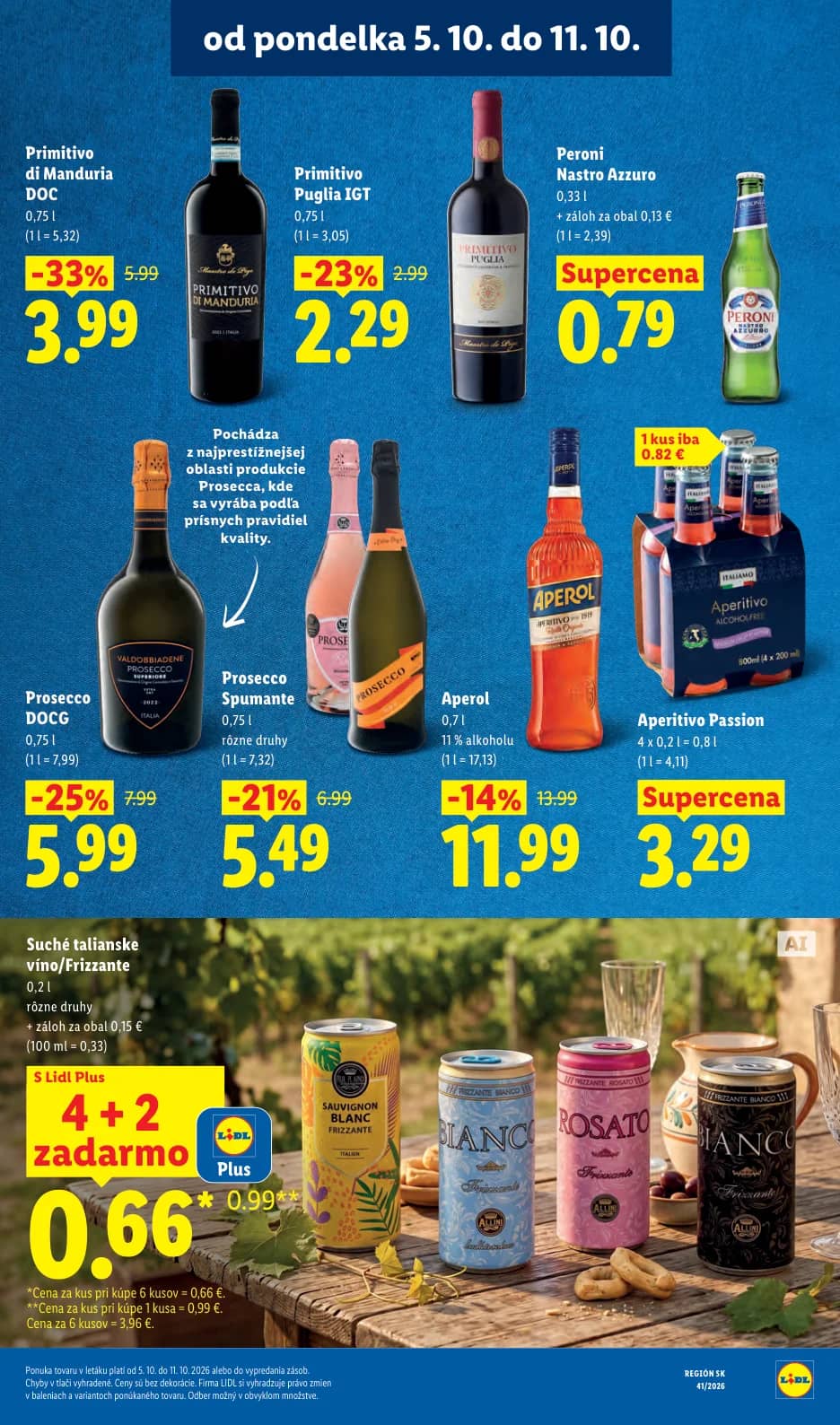 Suché talianske víno/Frizzante