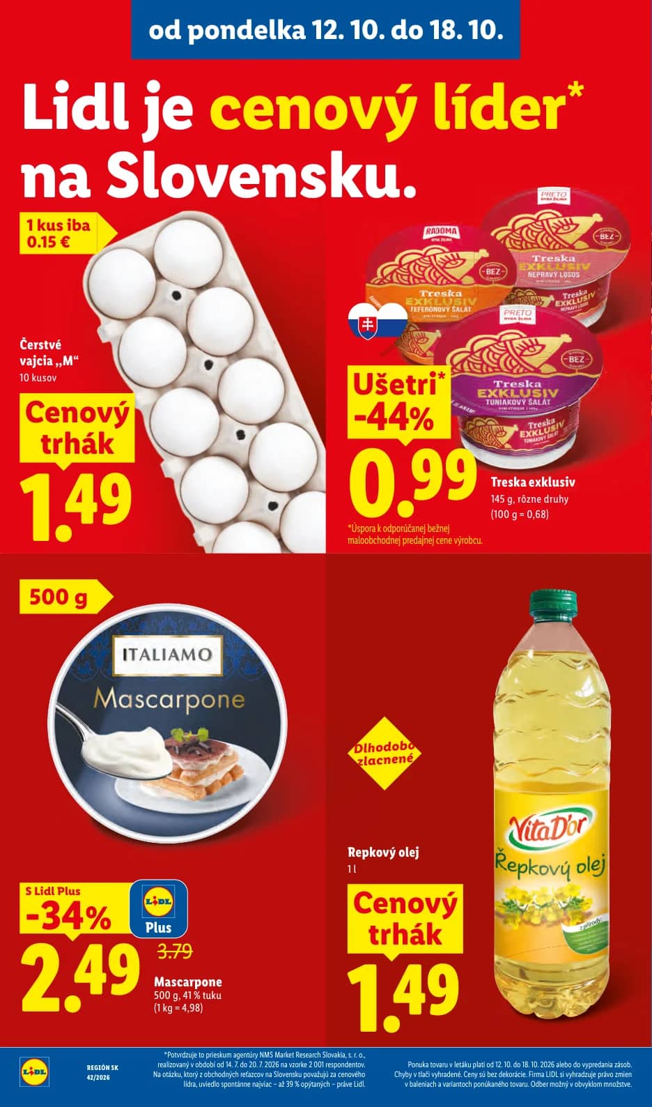 Čerstvé vajcia