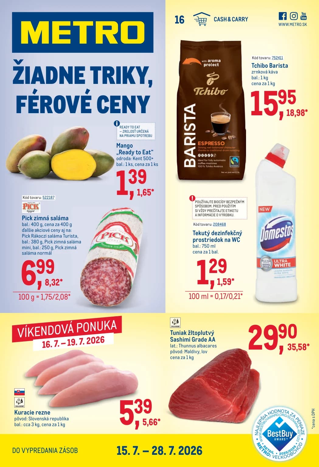 Metro leták