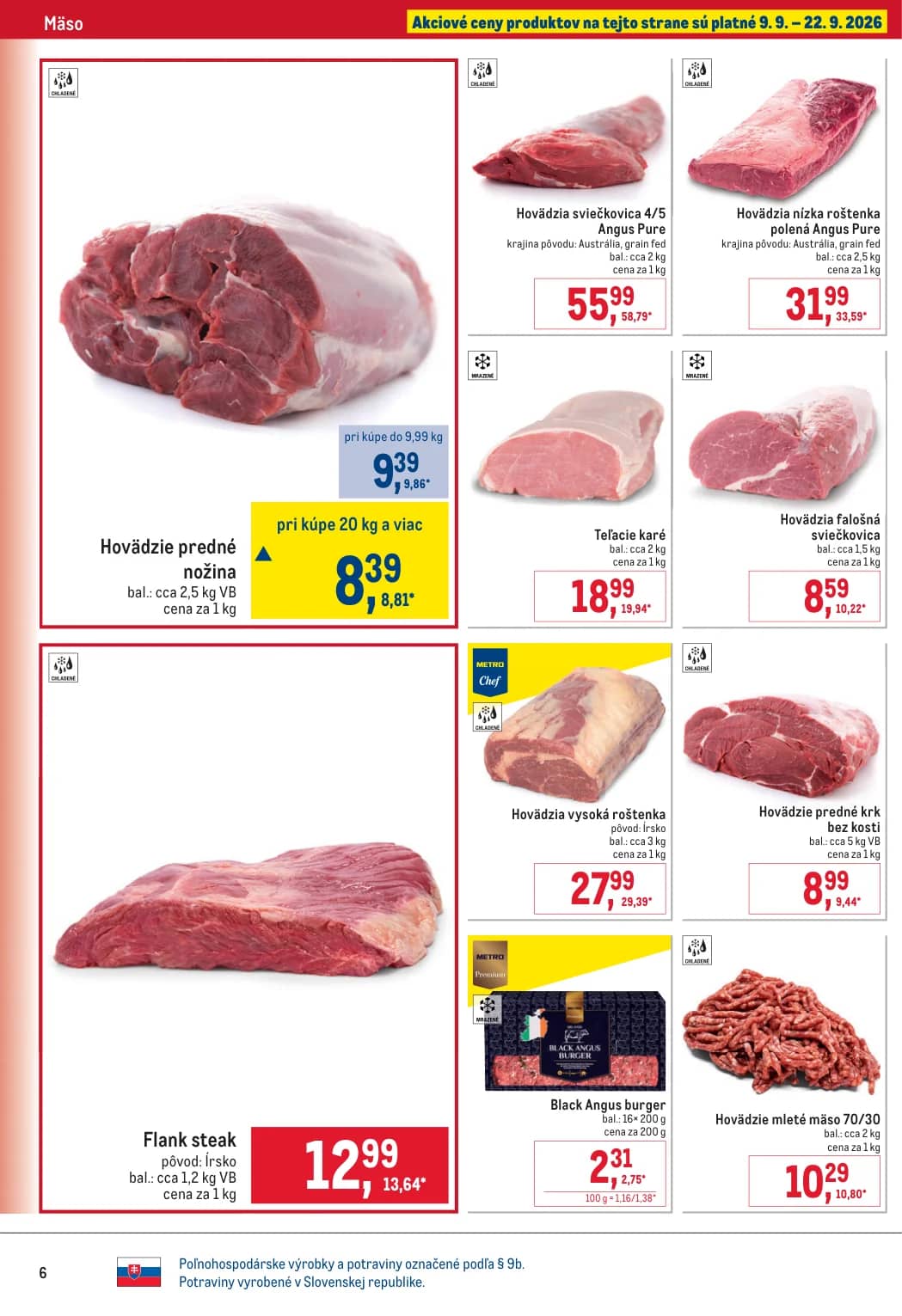Hovädzie predné nožina