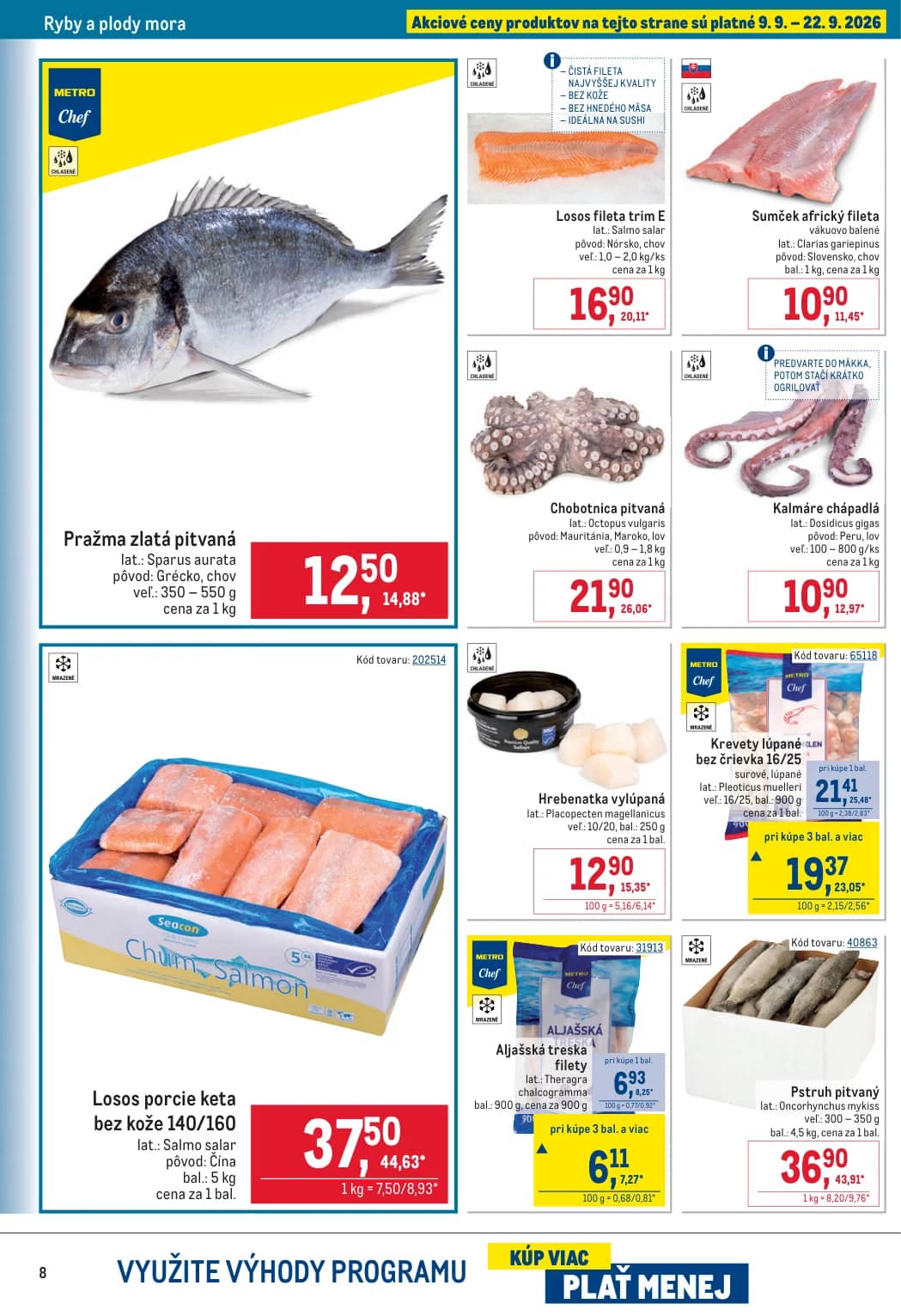 Krevety lúpané bez chvosta