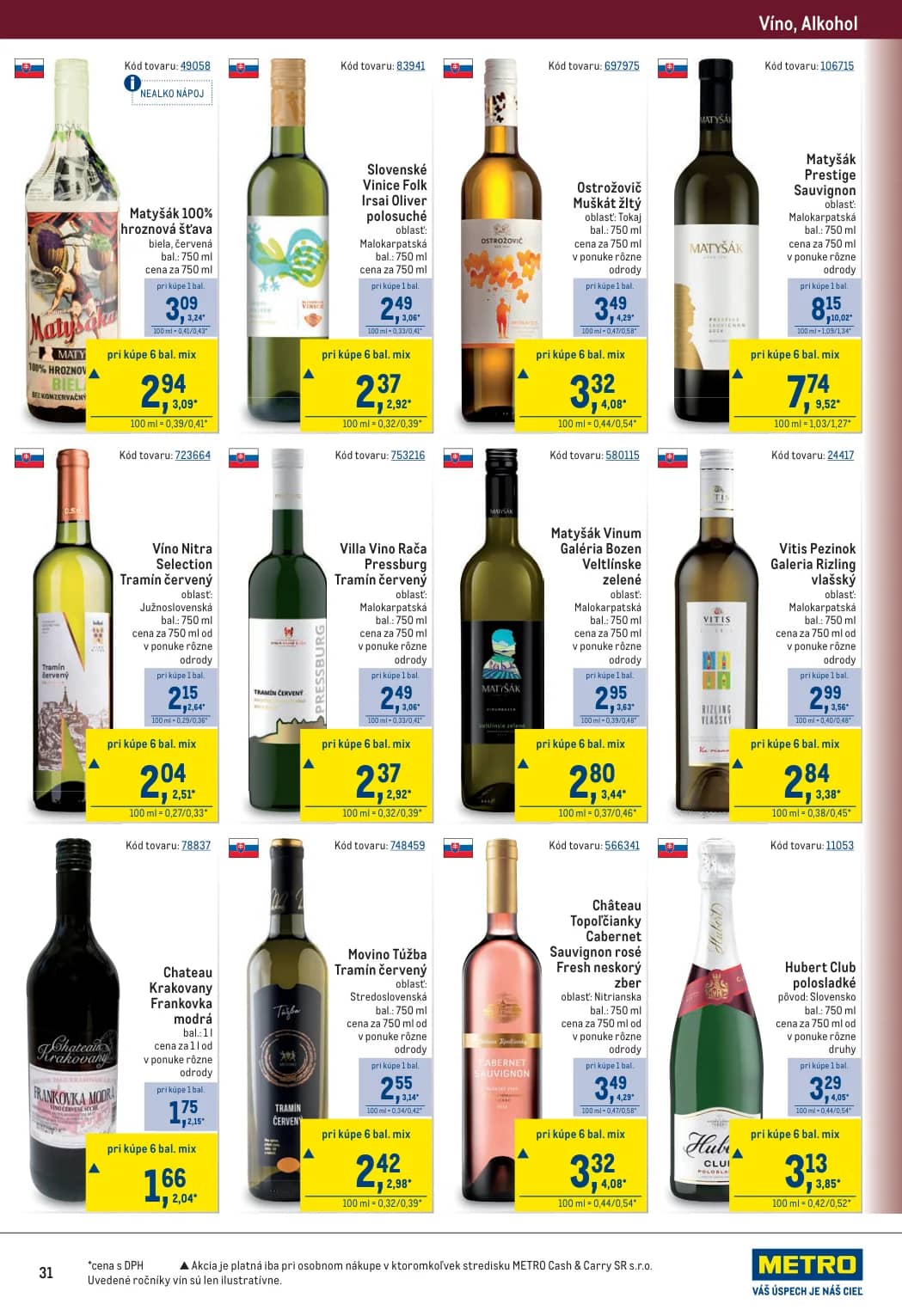 Vino Nitra Selection Tramín červený