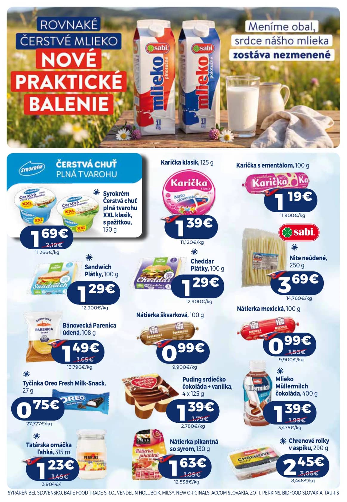Mlieko Müller Milch čokoláda