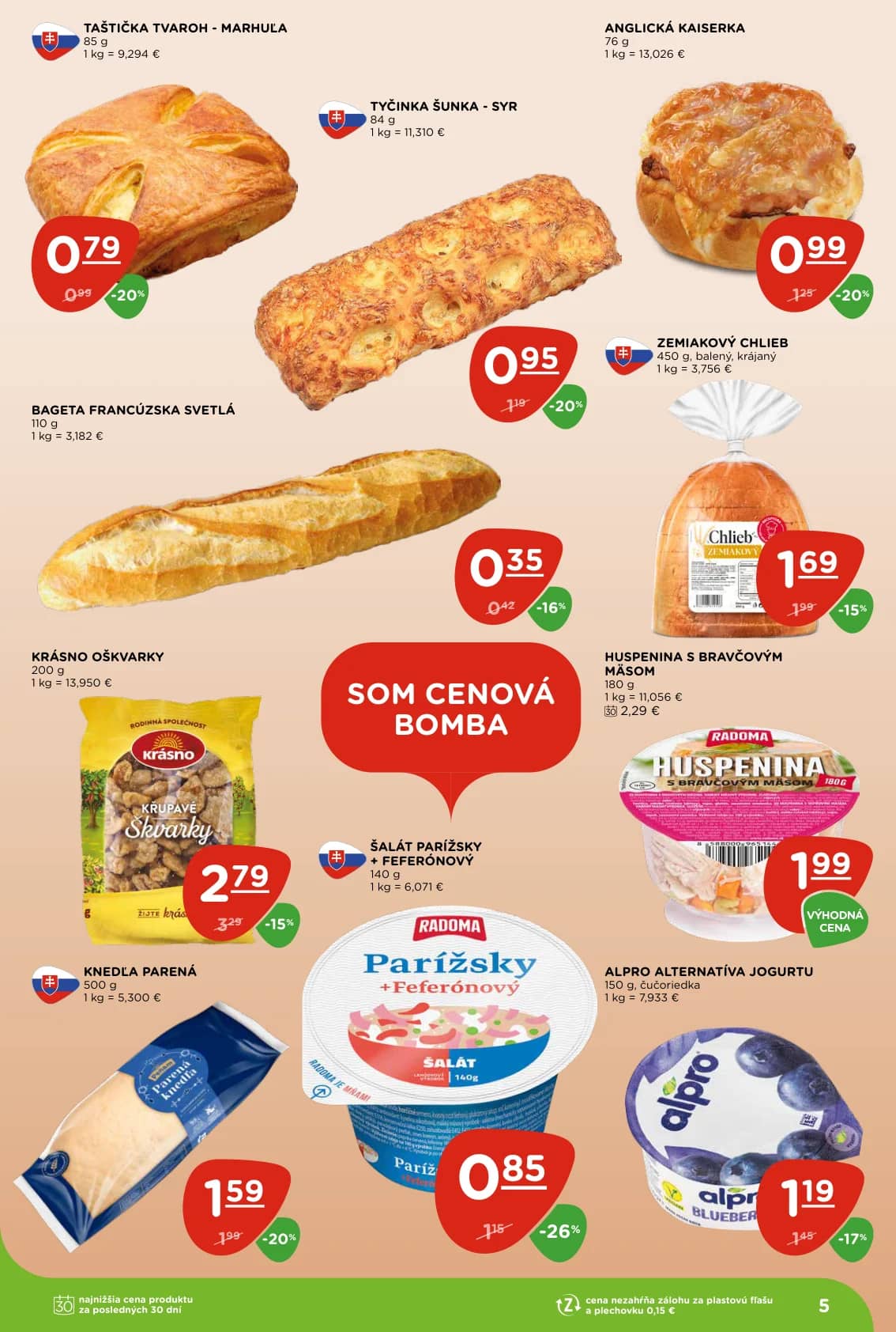 Taštička tvaroh - marhula