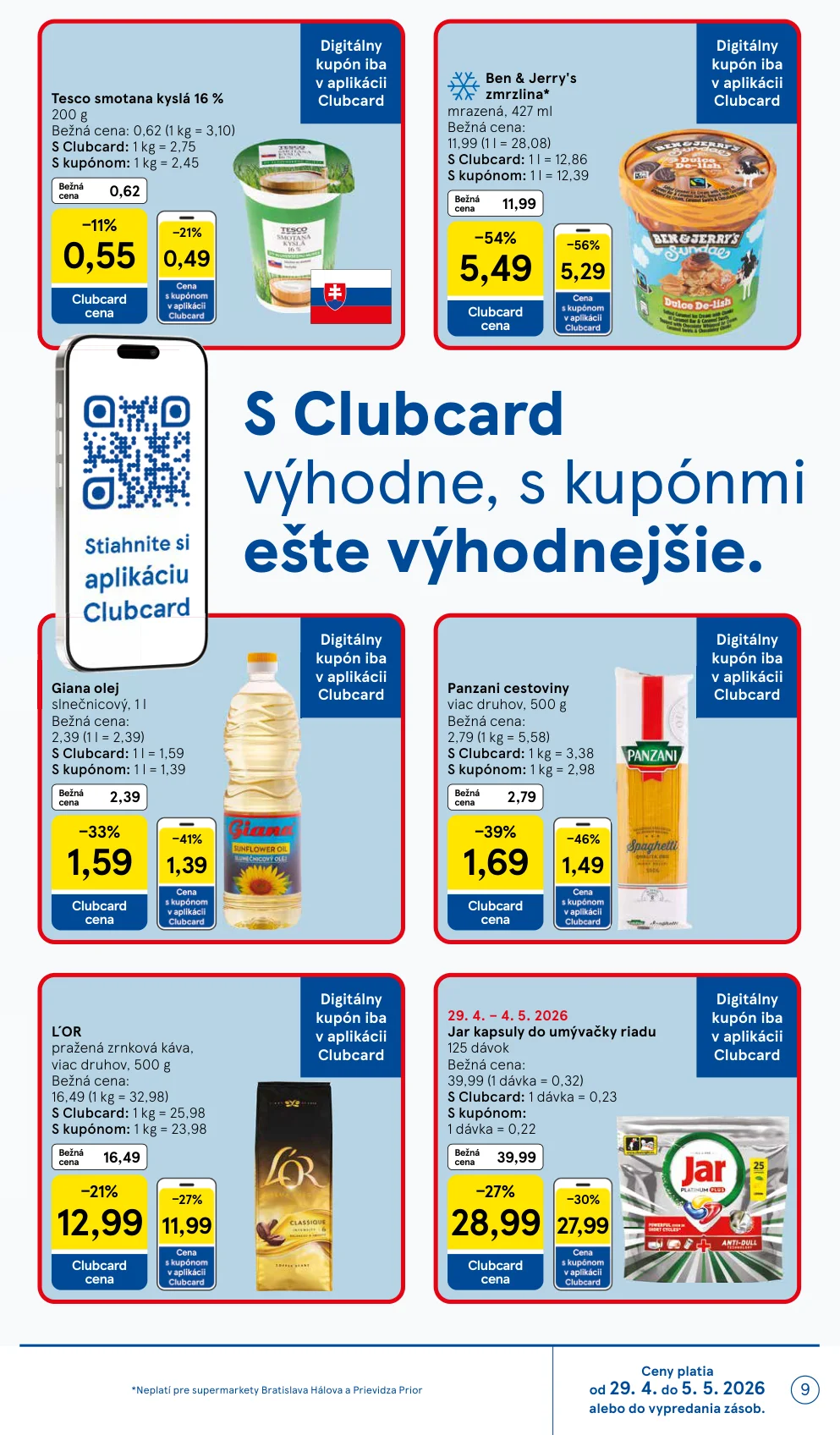 Tesco smotana kyslá