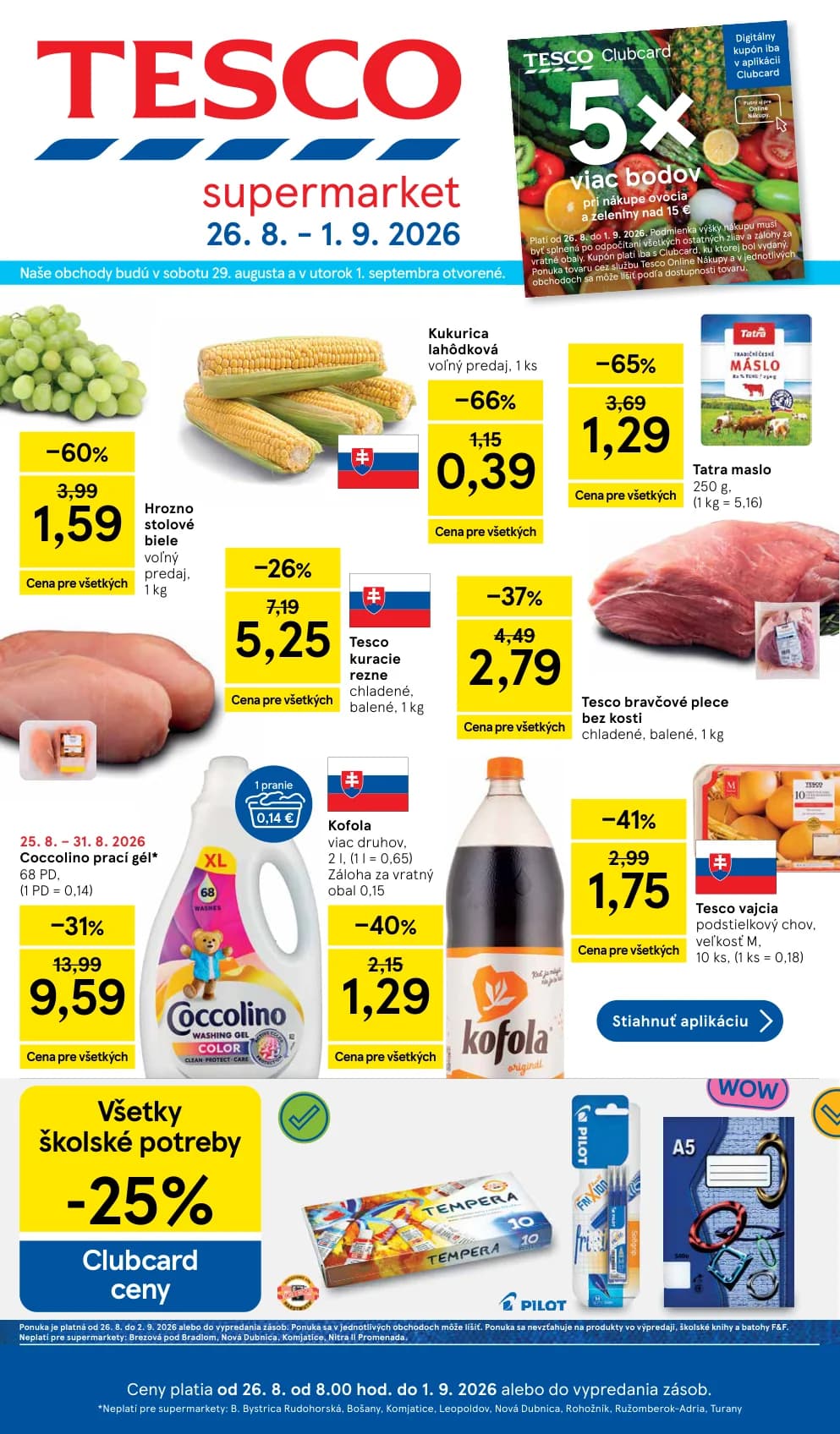 Tesco leták