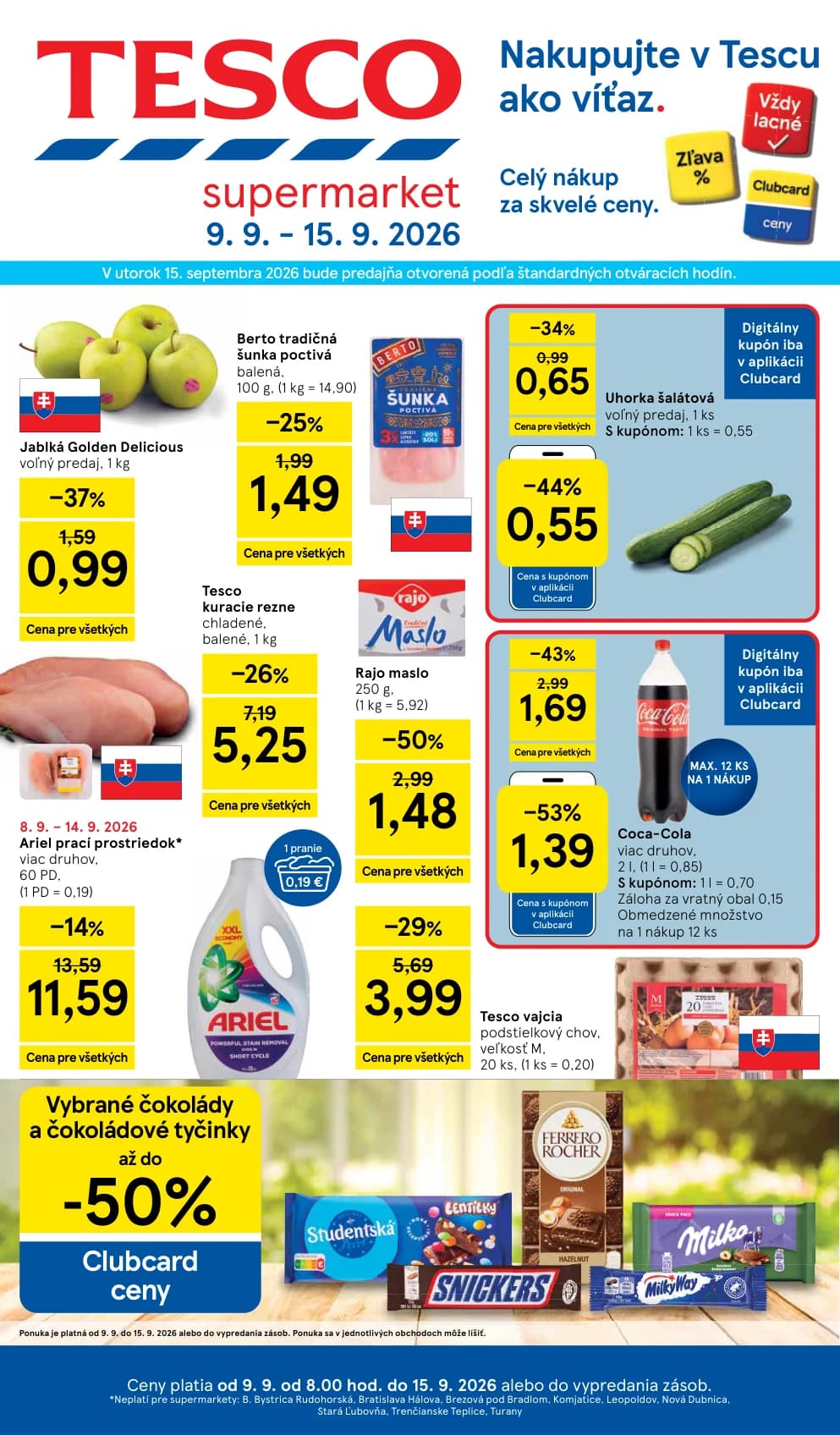 Tesco leták