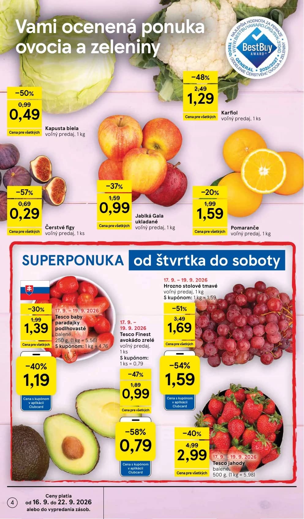 Tesco Finest avokádo zrelé
