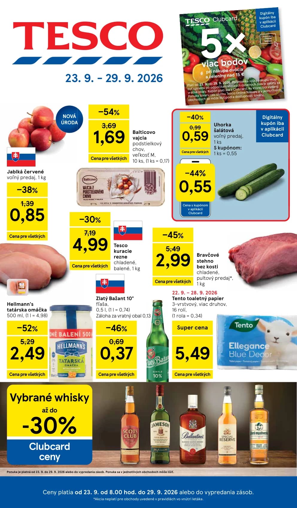 Tesco leták