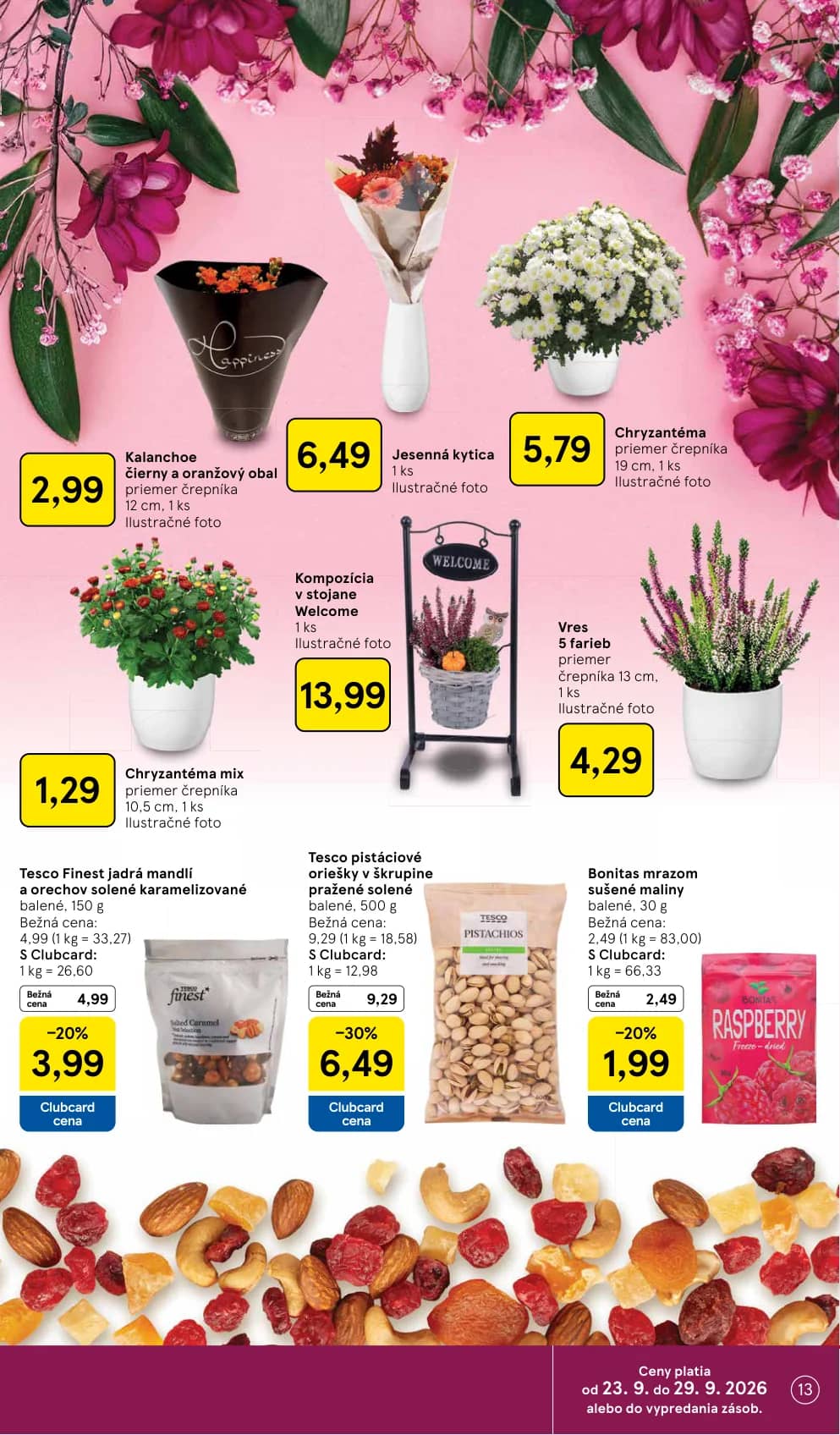Bonitas mrazené sušené maliny