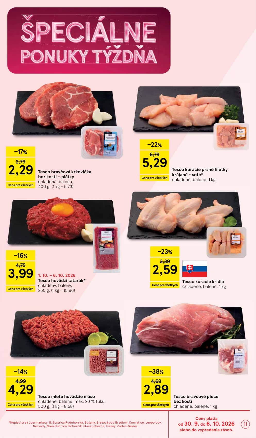 Tesco hovädzí tatár
