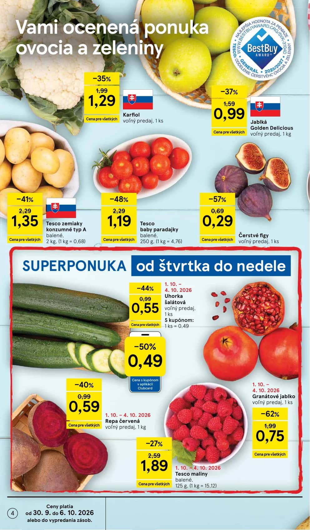 Tesco maliny