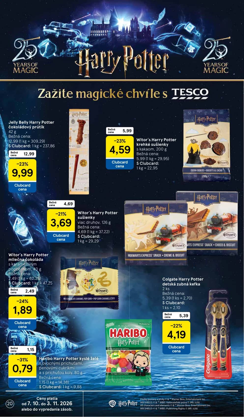 Haribo Harry Potter kyslé želé